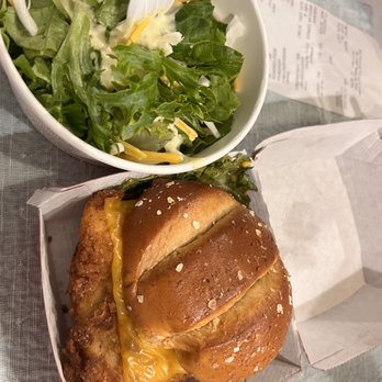 Chick-fil-A - Chick-fil-A- Chicken Sandwich meal with side salad - Fast Food Near Me - Honolulu, Hawaii