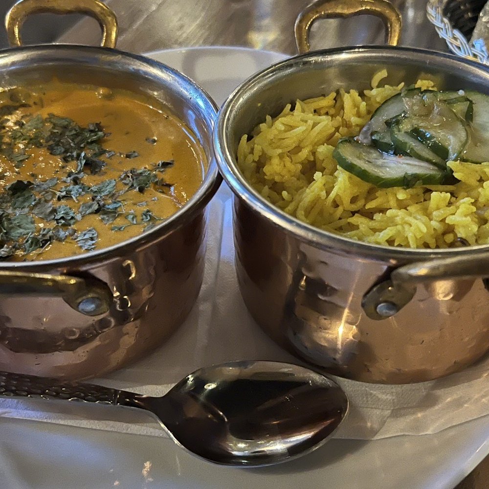 The Nomad - Butter chicken and basmati rice - Tapas/Small Plates Near Me - Hillsborough, North Carolina The Nomad - Butter chicken and basmati rice - Tapas/Small Plates Near Me - Hillsborough, North Carolina