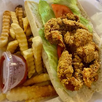 Fish River Grill - Fried Crab Poboy - Cajun/Creole Near Me - Gulf Shores, Alabama Fish River Grill - Fried Crab Poboy - Cajun/Creole Near Me - Gulf Shores, Alabama