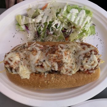 Spaghettaboutit - "Dirty" (with pasta noodles) Meatball Sub - Italian Near Me - Forest Grove , Oregon Spaghettaboutit - "Dirty" (with pasta noodles) Meatball Sub - Italian Near Me - Forest Grove , Oregon