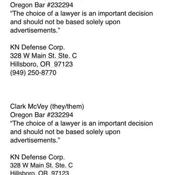 KN Defense Corp - Criminal Defense Law Near Me - Hillsboro, Oregon KN Defense Corp - Criminal Defense Law Near Me - Hillsboro, Oregon