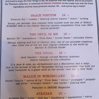 Scotch & Rye - Award winning drinks - Cocktail Bars Near Me - Inverness, HLD