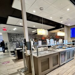 Escape Lounges - The seating area and buffet & coffee/ tea bar
