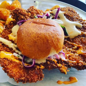 Pym Test Kitchen - Not so little chicken sandwich - Coffee & Tea Near Me - Anaheim, California