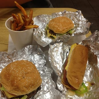 Five Guys - Cheeseburgers, cheese dog, and Cajun fries - Burgers Near Me - Fremont, California