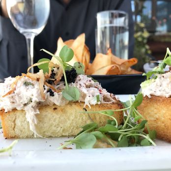 Rooftop - Crab toasts, yum! - New American Near Me - Walnut Creek, California