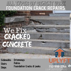 UPLYFT Home Improvement - We fix cracked cement and concrete!