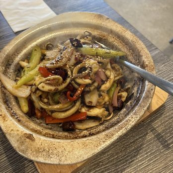 PengXiang Sichuan Kitchen - Dry pot squid - Szechuan Near Me - Fountain Valley, California