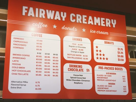 Menu photo 6 Fairway Creamery Fairway, KS