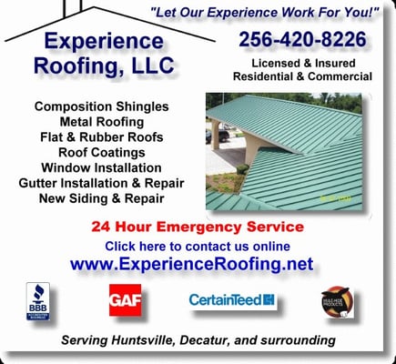 Experience Roofing, LLC Logo