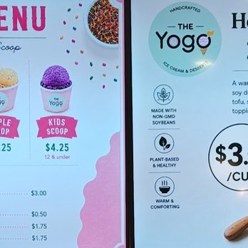 The Yogo - Menu screens - Desserts Near Me - San Diego, California The Yogo - Menu screens - Desserts Near Me - San Diego, California