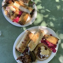 Chicken and kofta wraps Chicken and kofta wraps