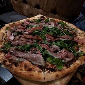 Urban Crust - Don't remember the name but it's something with fig, prosciutto, arugula, and goat cheese. Fig is not fresh slices, they're a fig jam. - Pizza Near Me - Plano, Texas Urban Crust - Don't remember the name but it's something with fig, prosciutto, arugula, and goat cheese. Fig is not fresh slices, they're a fig jam. - Pizza Near Me - Plano, Texas