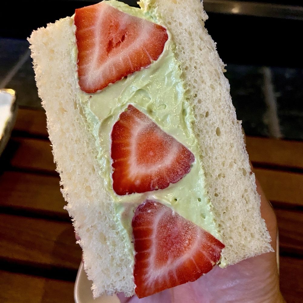 Strawberry and Matcha Cream Sando Strawberry and Matcha Cream Sando