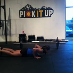 CrossFit Pick It Up - Trainers do burpees too!