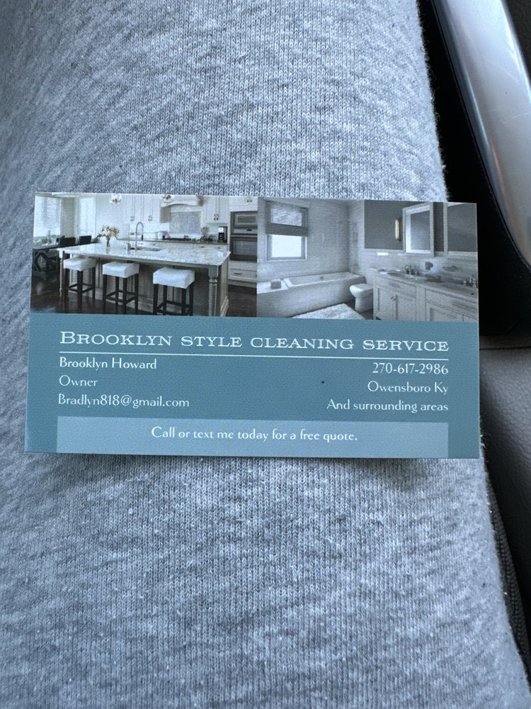 BROOKLYN STYLE CLEANING SERVICE Updated April 2024 Utica, Kentucky