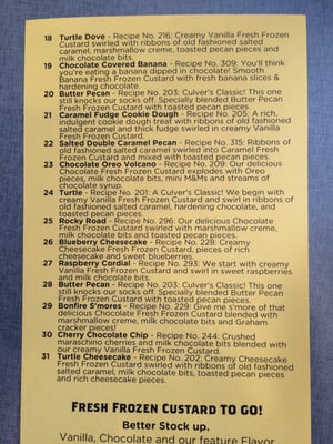 Menu photo 3 Culver's Kingwood, TX Menu photo 3 Culver's Kingwood, TX