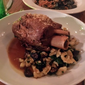 Satis Bistro - Pork Shank - a huge hunk of meat - Wine Bars Near Me - Jersey City, New Jersey Satis Bistro - Pork Shank - a huge hunk of meat - Wine Bars Near Me - Jersey City, New Jersey