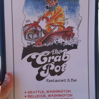 The Crab Pot - Front of menu - Seafood Near Me - Seattle, Washington The Crab Pot - Front of menu - Seafood Near Me - Seattle, Washington