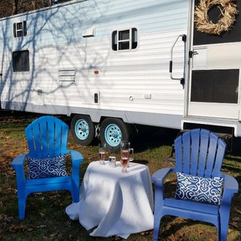 L.I. Glampers - Matilda getting in some fall camping. - RV Rental Near Me L.I. Glampers - Matilda getting in some fall camping. - RV Rental Near Me