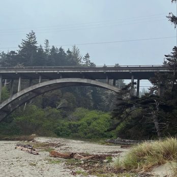 Jug Handle State Natural Reserve - Bridge from the beach (you drive over it on Highway 1) - Parks Near Me - Fort Bragg, California