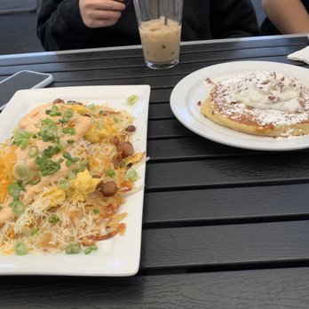 The Pan - The "Original" Loaded Hash Browns - Pizza Near Me - Gardena, California The Pan - The "Original" Loaded Hash Browns - Pizza Near Me - Gardena, California