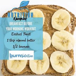 Great pre workout breakfast option!