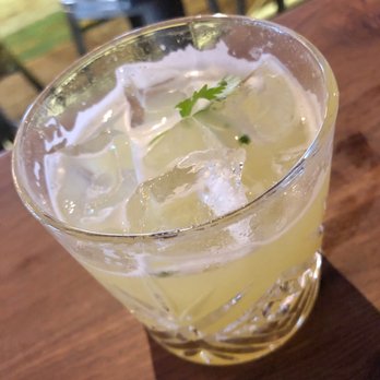 Eureka! - The Industry Margarita has a magical combo of pineapple, ginger, and orange that was garnished with cilantro. SO GOOD! // @thesoutherndish - American Near Me - Austin, Texas Eureka! - The Industry Margarita has a magical combo of pineapple, ginger, and orange that was garnished with cilantro. SO GOOD! // @thesoutherndish - American Near Me - Austin, Texas