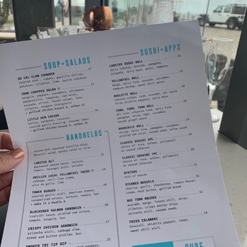 Tower 23 - Menu - San Diego, CA