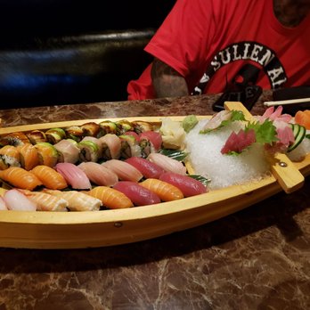 Sakura - Mouth watering sushi boat - Sushi Bars Near Me - Mililani, Hawaii Sakura - Mouth watering sushi boat - Sushi Bars Near Me - Mililani, Hawaii