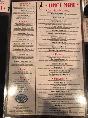 Menu photo 7 Cafe Alley Ardmore, OK