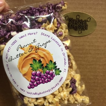 Kernel Encore Gourmet Popcorn - Peanut butter and grape jelly - Popcorn Shops Near Me - Orlando, Florida