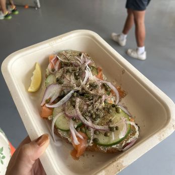 The Sunrise Shack - Smoked Salmon Toast - Juice Bars & Smoothies Near Me - Honolulu, Hawaii The Sunrise Shack - Smoked Salmon Toast - Juice Bars & Smoothies Near Me - Honolulu, Hawaii