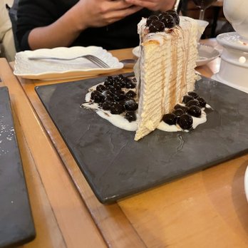 Prince Tea House - Brown sugar boba crepe cake - Desserts Near Me - Brooklyn, New York