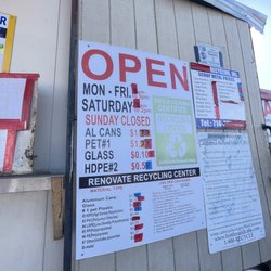 Renovate  Recycling Center - Pricing, hours, rules