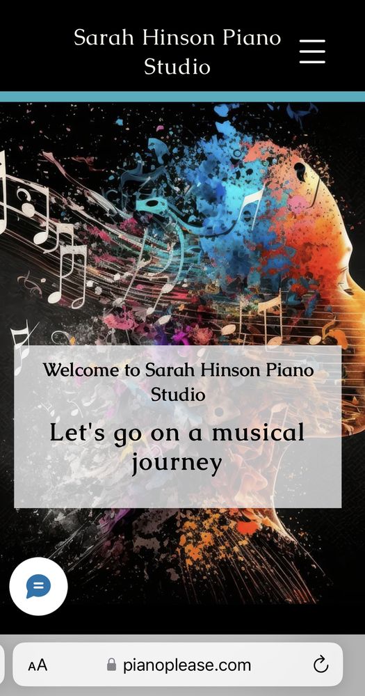 SARAH HINSON PIANO STUDIO Updated October 2024 Request Information Eugene, Oregon