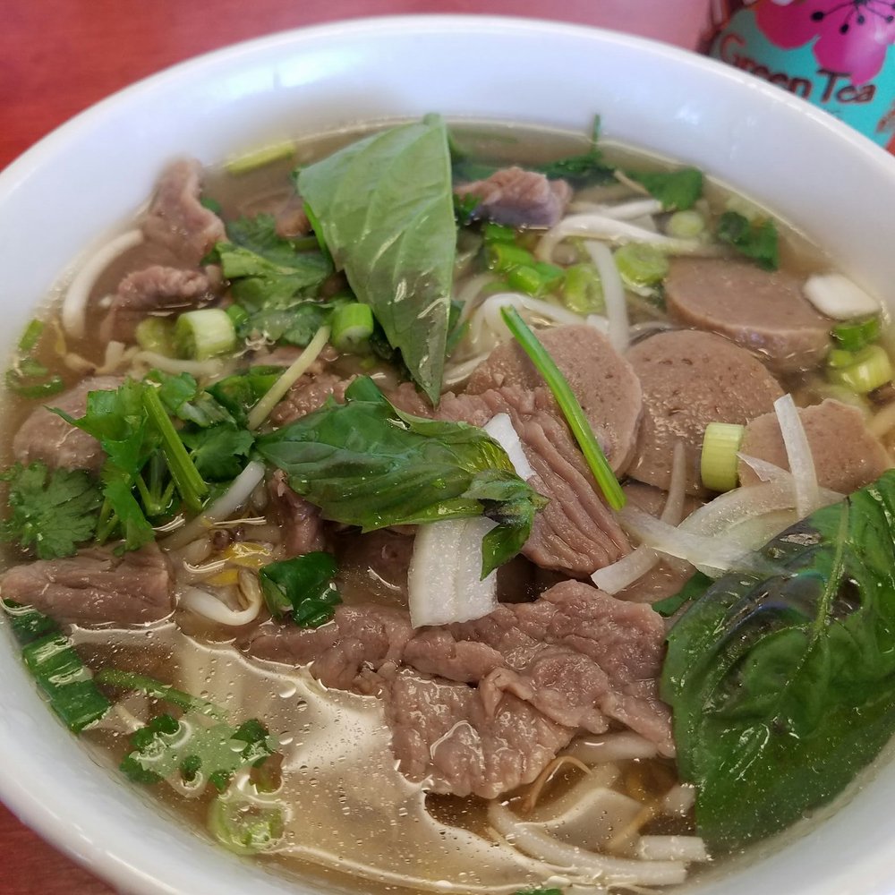 Little Saigon Cafe - Beef pho with meatballs. Amazing! I want this everyday. - Vietnamese Near Me - Lawrence, Kansas