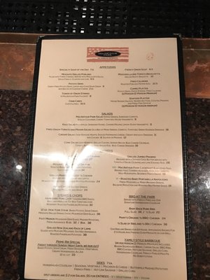 Menu photo 7 MacArthur Park Restaurant and Bar Palo Alto, CA