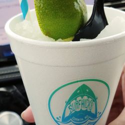 Surfhicks - Margarita Snow Cone- fresh lime on top