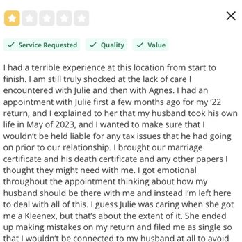 1. H&R Block