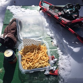 Beaver Meadows Resort Ranch - French Fries and New Belgium Fat Tire from the on-site restaurant - Resorts Near Me - Red Feather Lakes, Colorado Beaver Meadows Resort Ranch - French Fries and New Belgium Fat Tire from the on-site restaurant - Resorts Near Me - Red Feather Lakes, Colorado