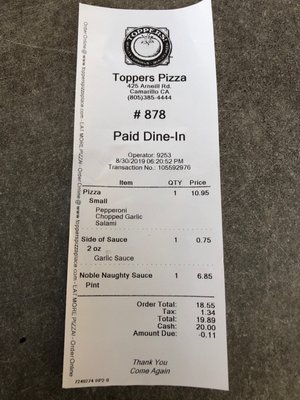 Menu photo 4 Toppers Pizza Place Camarillo, CA Menu photo 4 Toppers Pizza Place Camarillo, CA