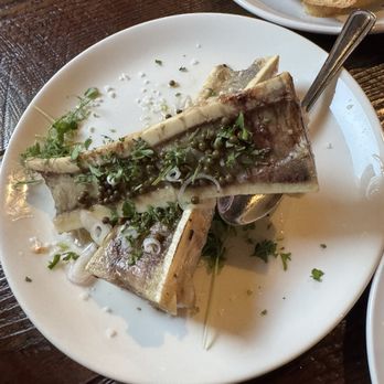 The Appalachian - Bone Marrow Appetizer served with bread - Steakhouses Near Me - Sevierville, Tennessee