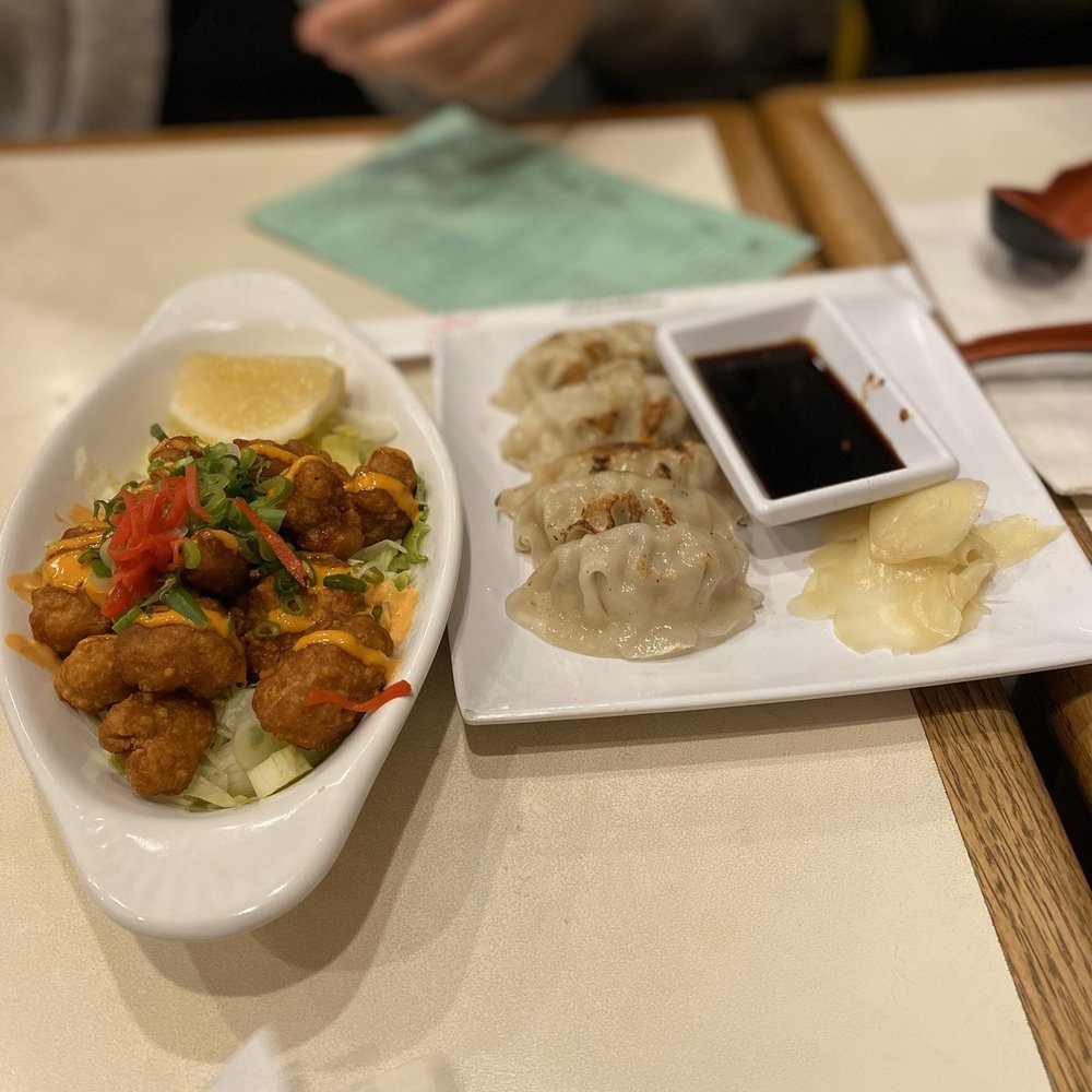 Noodle Boulevard - Left: chicken bites. Right: gyoza - Ramen Near Me - Cary, North Carolina