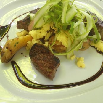Sole' Restaurant - Stake and eggs with shaved asparagus and potatoes - Wine Bars Near Me - Waterloo, Ontario