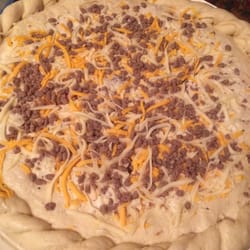 Papa Murphy's pizza before baking