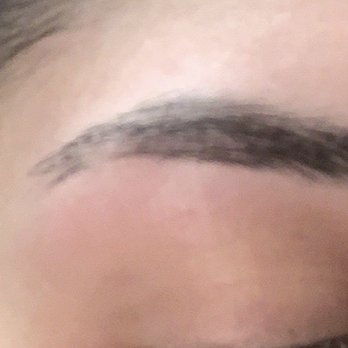 Classy Nails - This is what she did to the other eyebrow she clearly messed up and would not own up to her mistake. Never coming back here!! - Nail Salons Near Me - Daly City, California