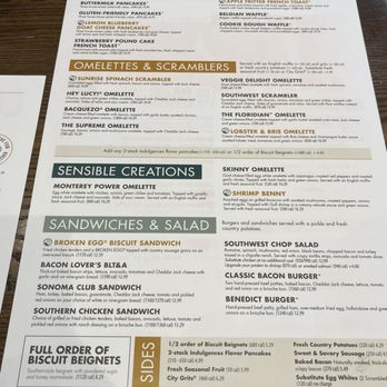 Another Broken Egg Cafe - Menu - Breakfast & Brunch Near Me - Westlake, Ohio