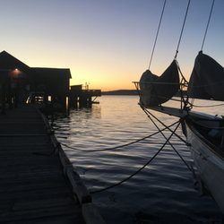 Schooner Suva - Sunset at the Wharf