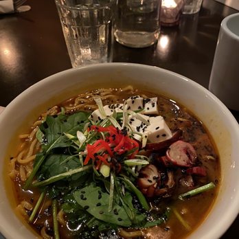 Freesoulcaffe - Curry ramen $16 - Vegan Near Me - Tustin, California
